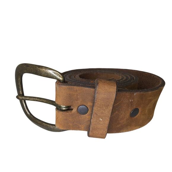 Justin Boots Other - Justin made in USA soft golden brown leather belt 42